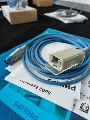 Medical Device Spo2 Extension Cable M1943AL With 9 Holes 3M 8 Pins