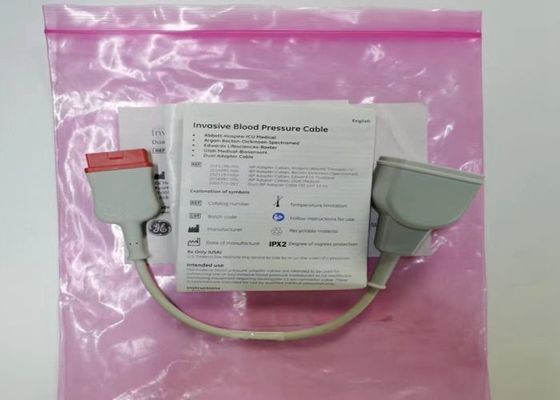 30cm GE Invasive Blood Pressure Cables With Dual IBP Adapter 2005772-001