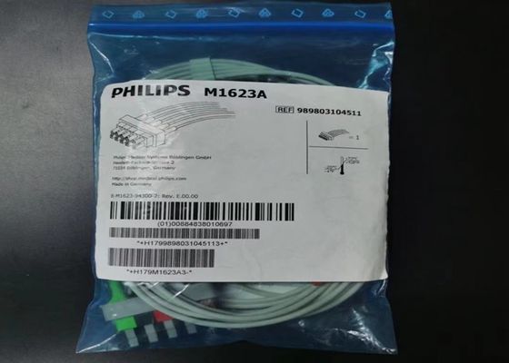 PHILIP M1623A Medical Device Consumables , 5 Lead ECG Cable 989803104511
