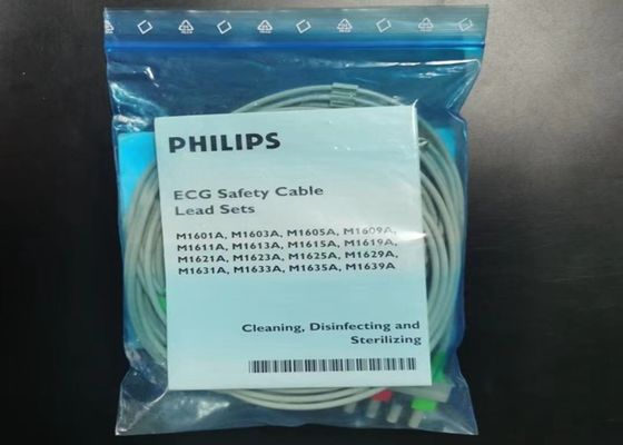 PHILIP M1623A Medical Device Consumables , 5 Lead ECG Cable 989803104511