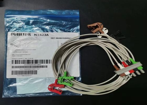 PHILIP M1623A Medical Device Consumables , 5 Lead ECG Cable 989803104511
