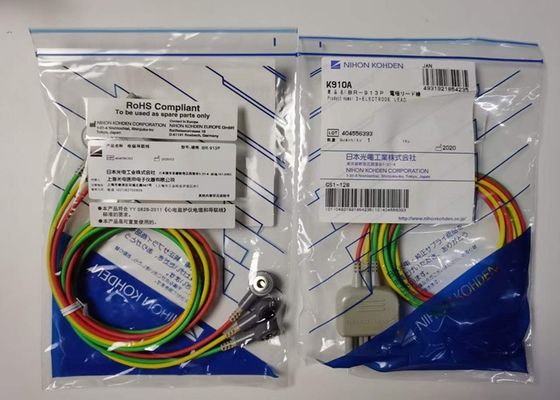 NIHON KOHDEN Medical Equipment Spare Parts cable BR-913P Snap On Type K910A