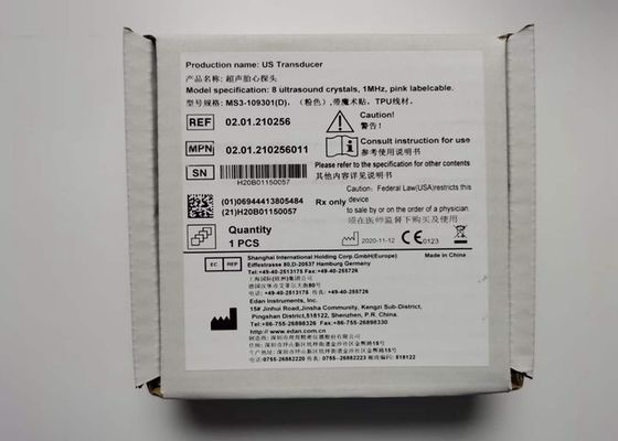 IPx8 Waterproof US Ultrasound Transducer 8 Ultrasound Crystals 1MHz