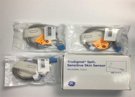 3 Pcs In One Box  TruSignal SpO2 Sensitive Skin Sensor   9 Pins /Reusable
