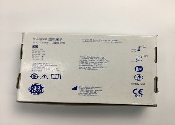 1M Medical Device Consumables , GE Trusignal Spo2 Finger Sensor Ref TS-F1-H Round Head
