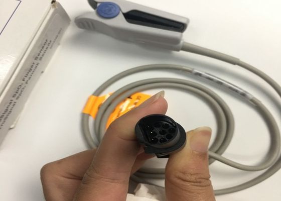 1M Medical Device Consumables , GE Trusignal Spo2 Finger Sensor Ref TS-F1-H Round Head