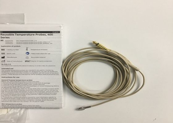 IPX7 Medical Device Consumables , GE Reusable Temperature Probe 3M 10ft