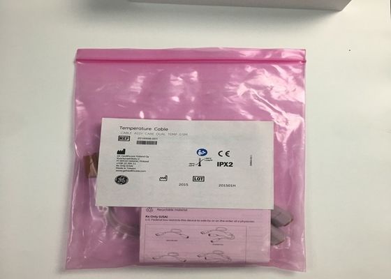 GE Reusable Temperature Probe ASSY Care DUAL Temp 0.5M REF 2016008-001