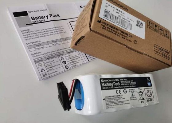 2800mAh Rechargeable Ni Mh Battery , 12v Nkb 301v Nihon Kohden