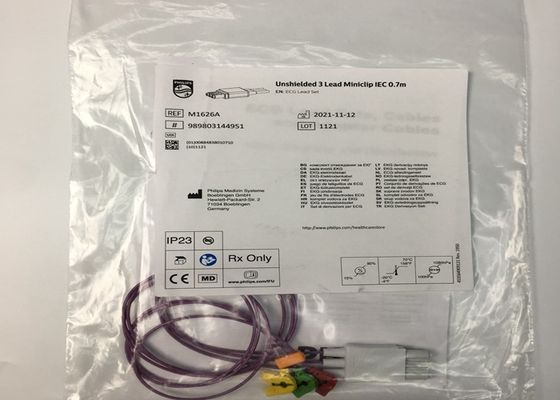 M1626A Interllivue Reusable ECG Lead Set Cables For Hospitals Clinics