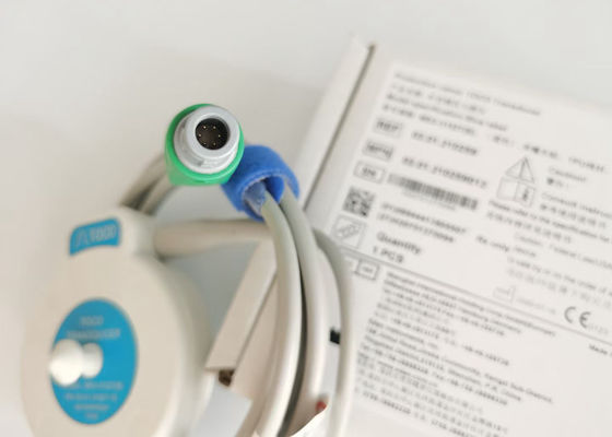MS3-31527 Toco Transducer Probe 6 Needle Single Slot Blue Ribbon Velcro 2.5m Length