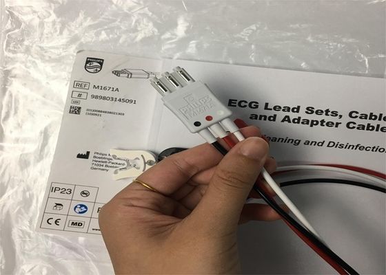 AMMI ICU ECG Lead Set Cables M1671A TPU Material For ECG Monitoring