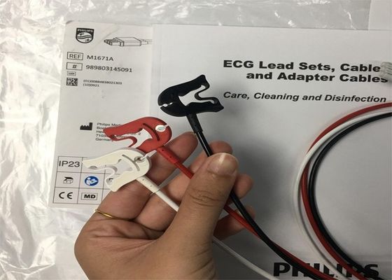 AMMI ICU ECG Lead Set Cables M1671A TPU Material For ECG Monitoring