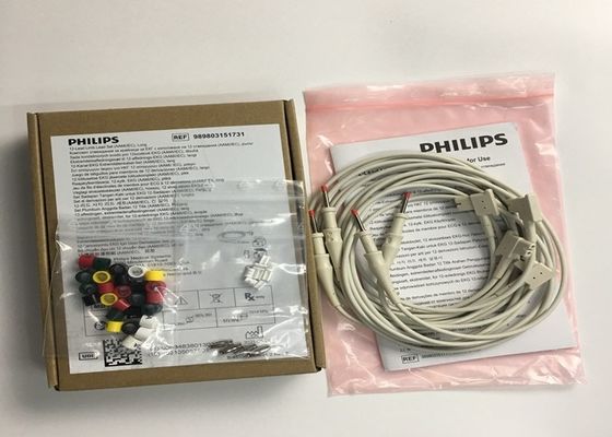 PHLIP ECG Replacement Parts , AMMI IEC 12 Lead ECG Limb Leads 1.4M 989803151731