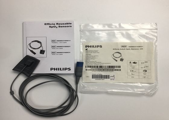 Phlip Efficia Reusable SpO2 Sensor D Head 8 Pins 3M 989803160631