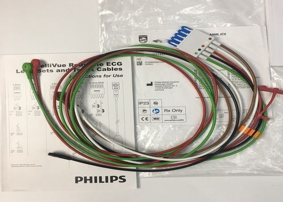 Phlip M1644A Intellivue ECG Cable 5 Lead Reusable 989803144991
