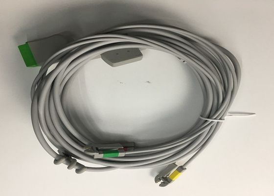Multi Link ECG Replacement Parts Cable 3 Lead With Integrated Grabber Lead Wire 3.6M