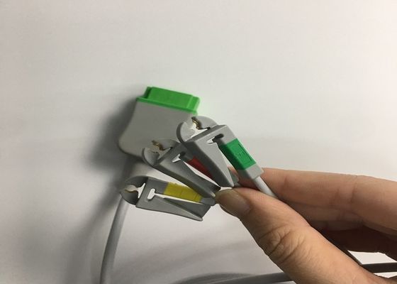 Multi Link ECG Replacement Parts Cable 3 Lead With Integrated Grabber Lead Wire 3.6M