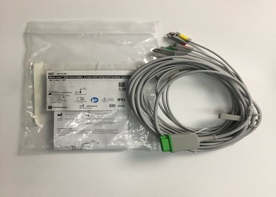 Multi Link ECG Replacement Parts Cable 3 Lead With Integrated Grabber Lead Wire 3.6M