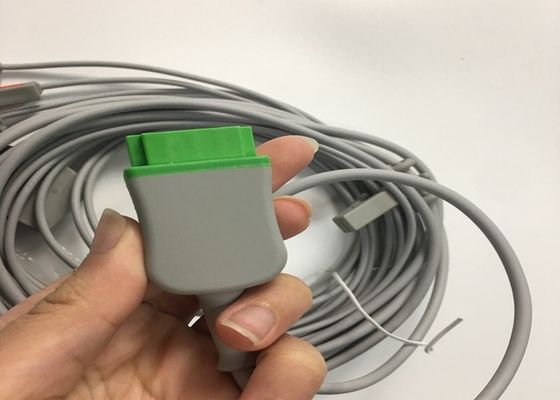 Multi Link ECG Replacement Parts Cable 3 Lead With Integrated Grabber Lead Wire 3.6M