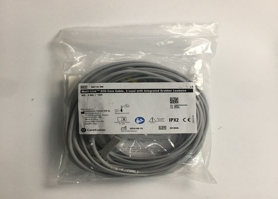 3 Lead ECG Trunk Cable 2106309-002 With Intergrated Grabber Leadwire 12FT