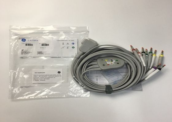 10 Lead ECG Replacement Parts Cable GE2104726-001 EU Standard