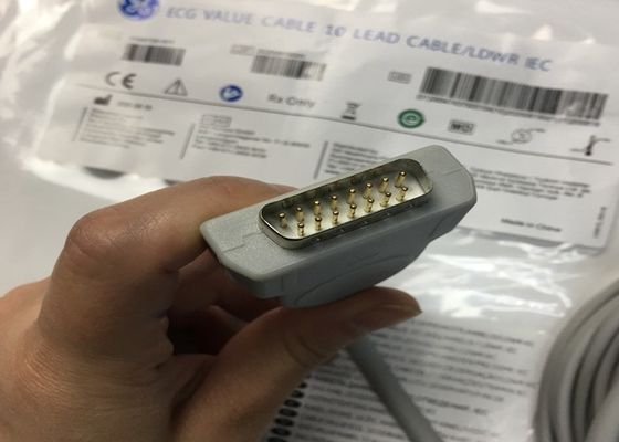 10 Lead ECG Replacement Parts Cable GE2104726-001 EU Standard
