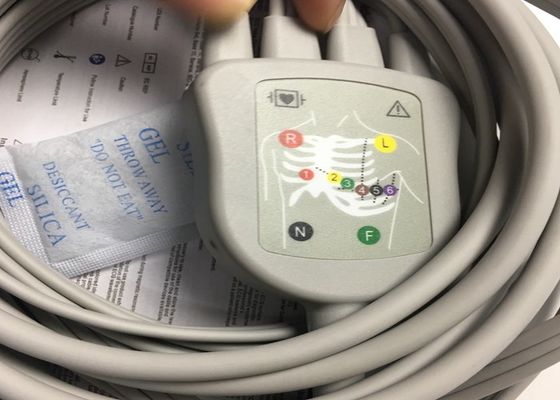 10 Lead ECG Replacement Parts Cable GE2104726-001 EU Standard