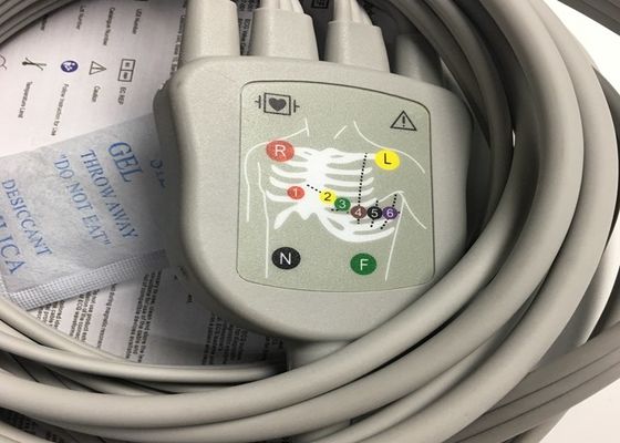 10 Lead ECG Replacement Parts Cable GE2104726-001 EU Standard