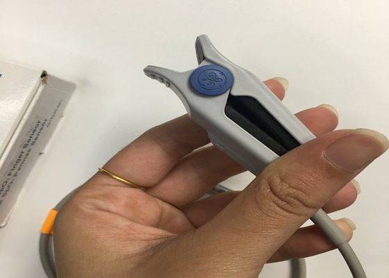 Reusable Medical Equipment Spare Parts , Trusignal Spo2 Finger Sensor Round Shaped 1M