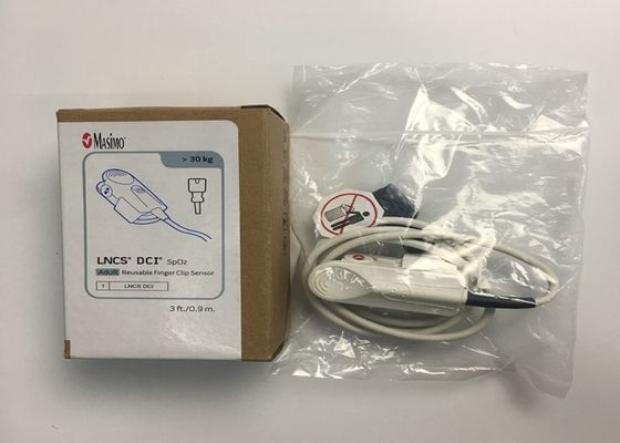 SpO2 Masimo Reusable Finger Clip Sensor 0.9M 3FT 9 PINS REF 1863