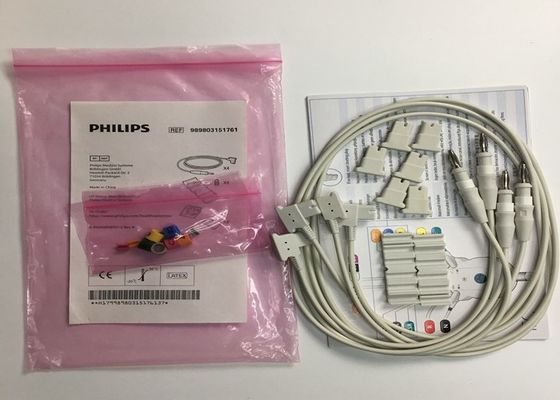 989803151761 Medical Device Consumables 4 Leads For TC50 Phlip Patient Monitor