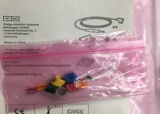 989803151761 Medical Device Consumables 4 Leads For TC50 Phlip Patient Monitor