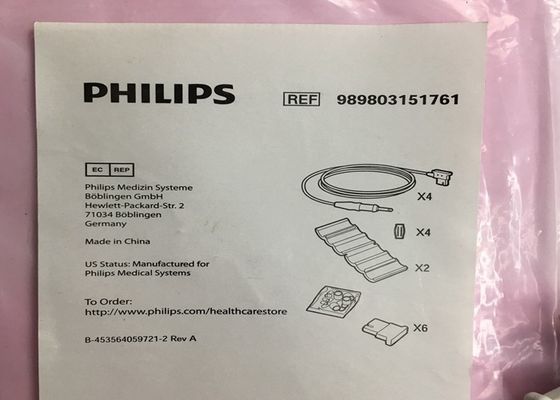 989803151761 Medical Device Consumables 4 Leads For TC50 Phlip Patient Monitor