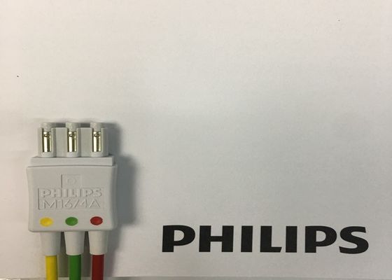 M1674A ECG Lead Set Cable 3 Lead IEC ICU 1M For Medical Equipment