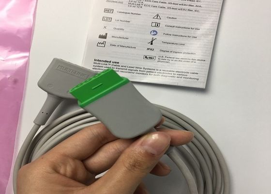 GE Adults Multi Link ECG Lead Cable 3 Lead 5 Lead 3.6M 12ft 2017003-001