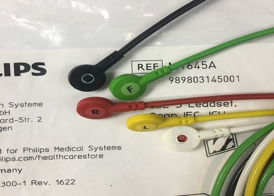 M1645A IntelliVue Medical Equipment Spare Parts Cables 5 Leadset