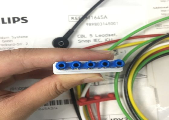 M1645A IntelliVue Medical Equipment Spare Parts Cables 5 Leadset