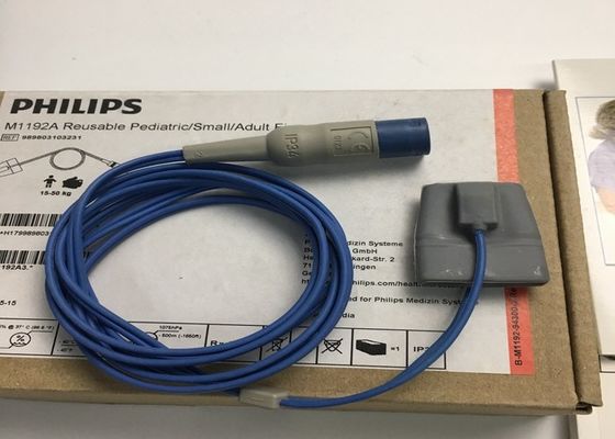 M1192A Resuable Small Finger SpO2 Sensor for Pediatric Adult D Shape 8 Pins 1.5M