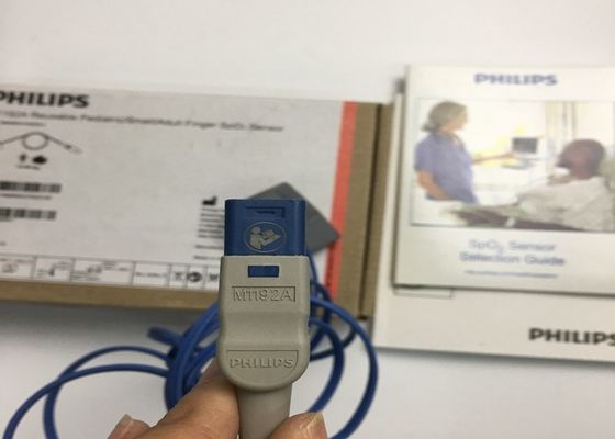 M1192A Resuable Small Finger SpO2 Sensor for Pediatric Adult D Shape 8 Pins 1.5M