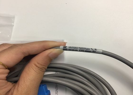 SpO2 Interface Medical Equipment Spare Parts Cable 3M 10ft 2021406-001