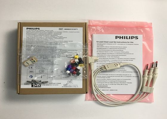 0.75M Medical Device Consumables 12 Lead Set 989803151671 For Phlip Original TC30