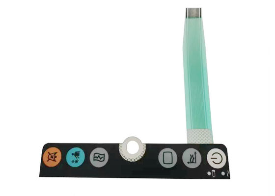 Plastic Patient Monitor Accessories Parts Keypad Film For Philip SureSigns VM6