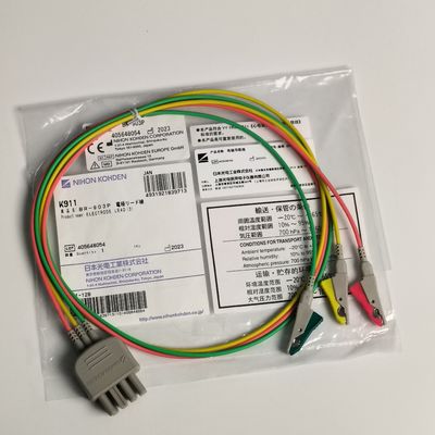 Durable Medical Device Consumables NIHON KOHDEN Electrode Lead (3) K911  BR-903P