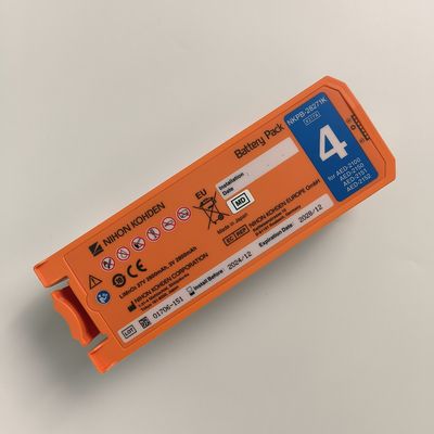 Nihon Kohden AED Defibrillator Battery Orange AED-2100aed-2150aed-215aed-2152 Nkpb-28271k X217A