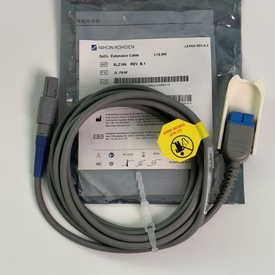 NIHON KOHDEN Patient Monitor SpO2 Extension Cable REF SLZ106 PN JL701P