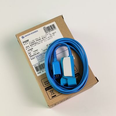 NIHON KOHDEN Patient Monitor Finger Probe Adult SpO2 Clip P225F MODEL:TL-201T  L 1.6m