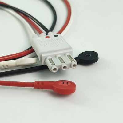 REF M1673A PHILIP Patient Monitor CBL 3 Leadset Snap AAMI ICU PN 989803145111