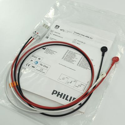 REF M1673A PHILIP Patient Monitor CBL 3 Leadset Snap AAMI ICU PN 989803145111