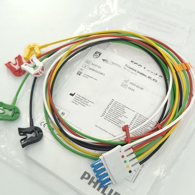 PHILIP Patient Monitor Medical Device Consumables CBL 5 Leadset Grabber IEC ICU REF M1971A 989803125851